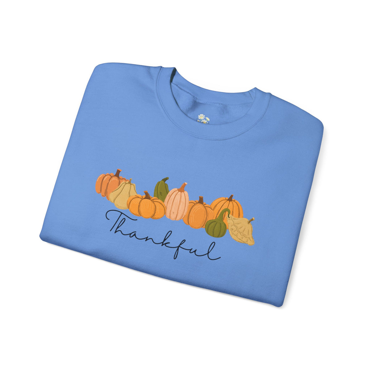 'Thankful' Pumpkin Crewneck Sweatshirt