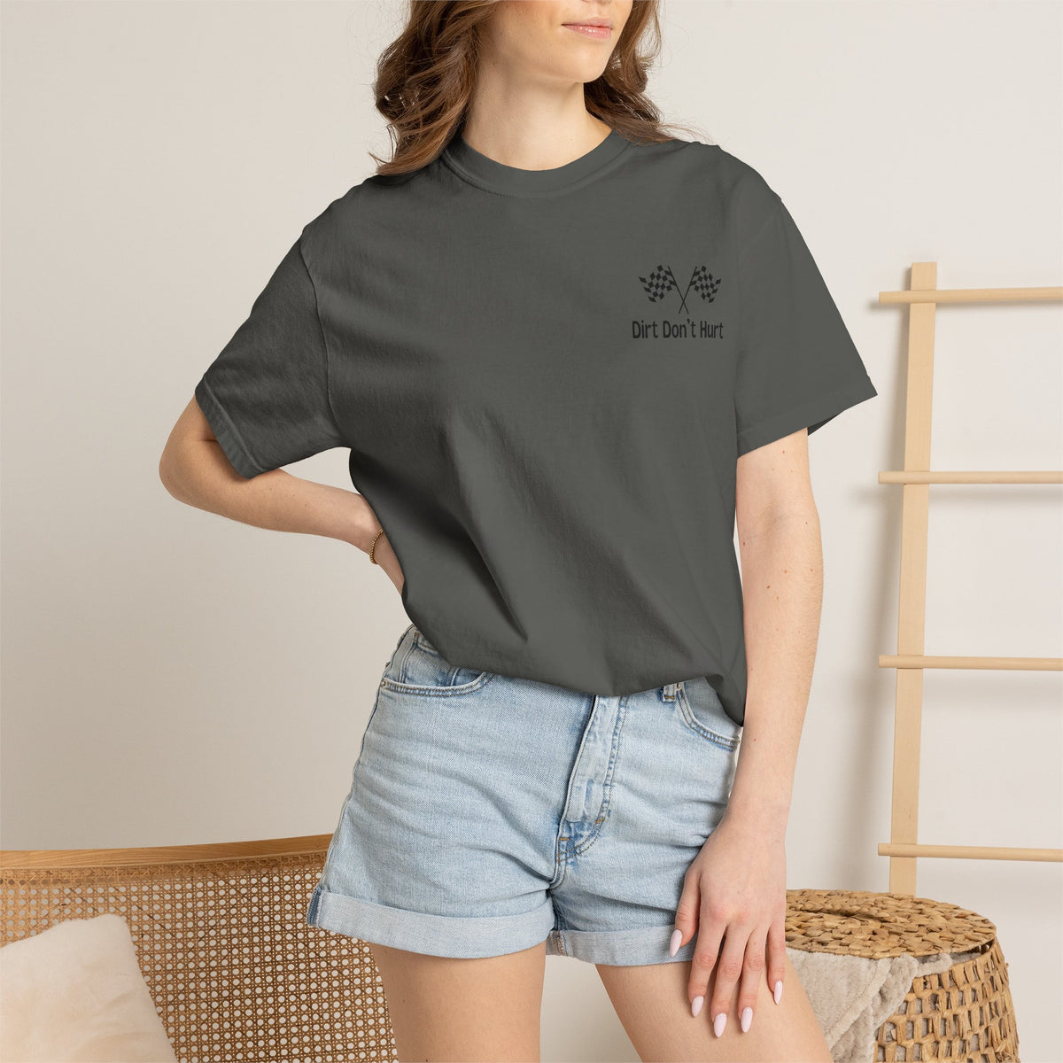 Dirt Don’t Hurt Vintage Race Car T-Shirt
