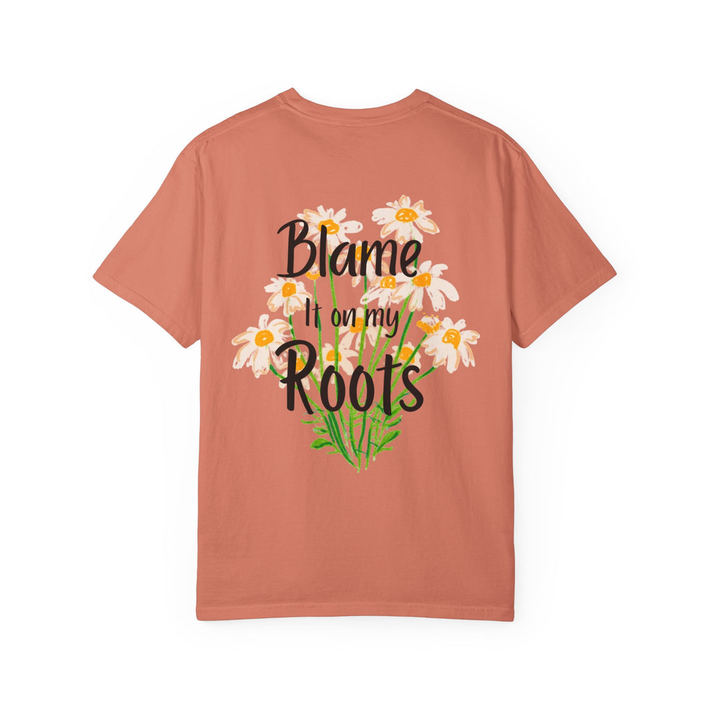 'Blame It on My Roots' Floral T-Shirt
