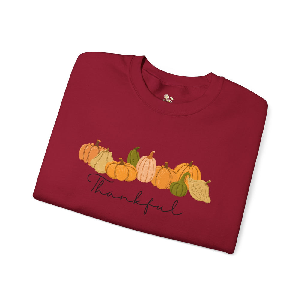 'Thankful' Pumpkin Crewneck Sweatshirt