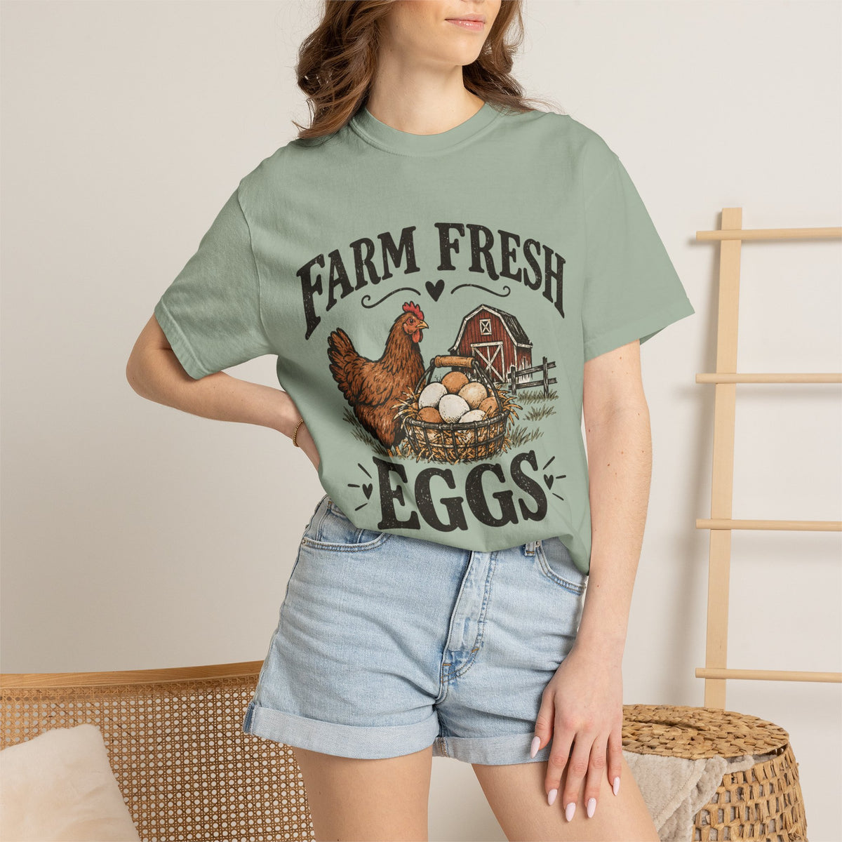 Farm Fresh Eggs Chicken T-Shirt