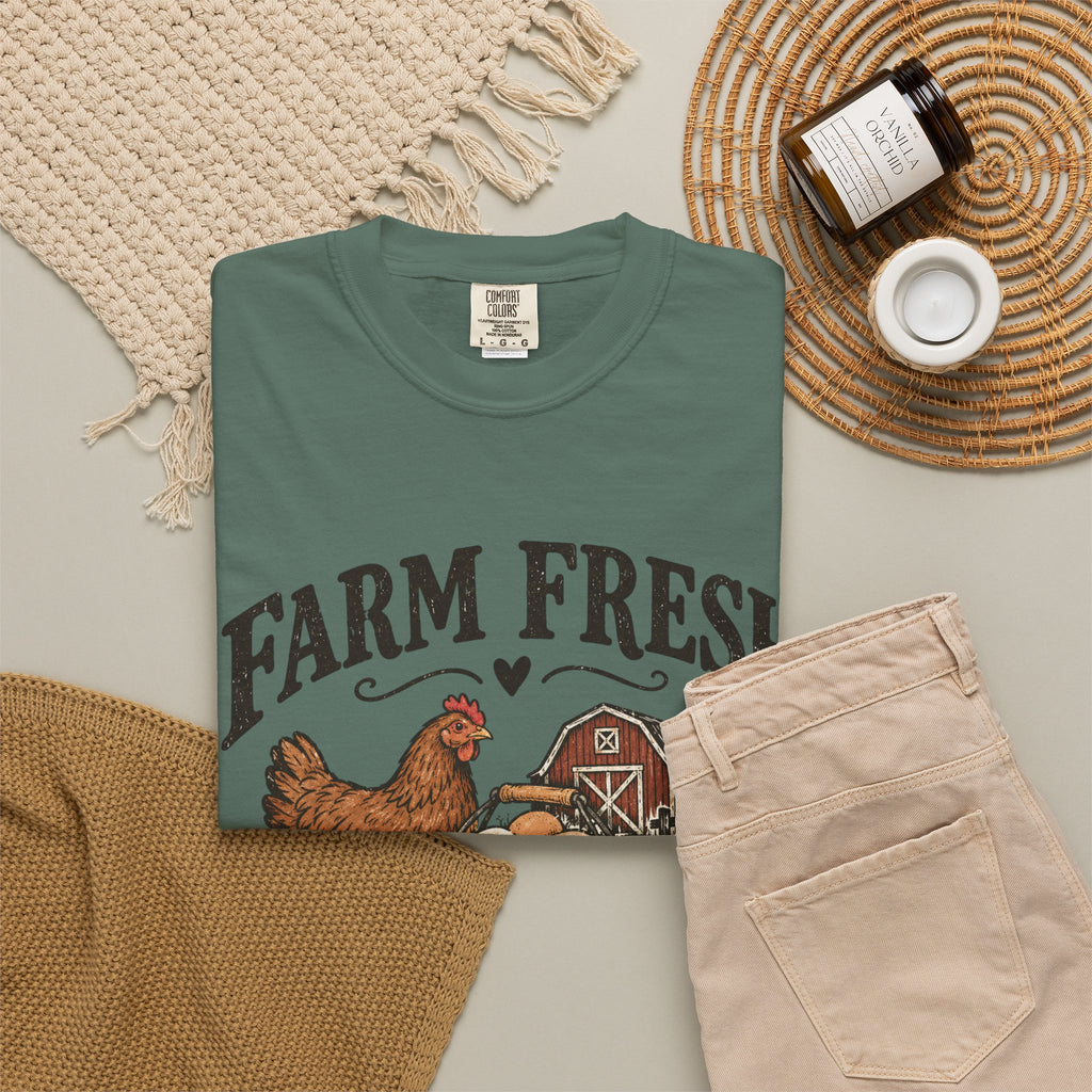 Farm Fresh Eggs Chicken T-Shirt