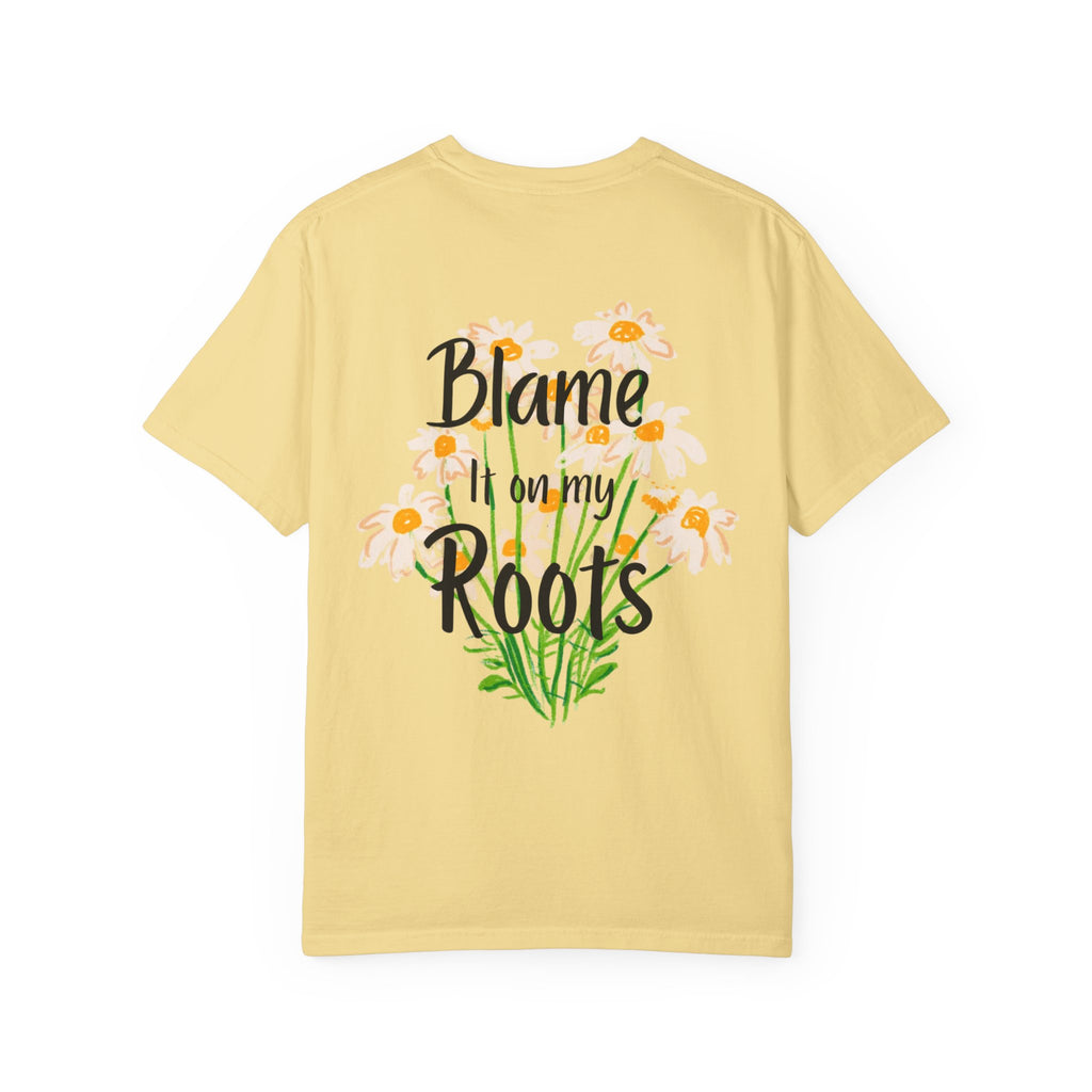 'Blame It on My Roots' Floral T-Shirt