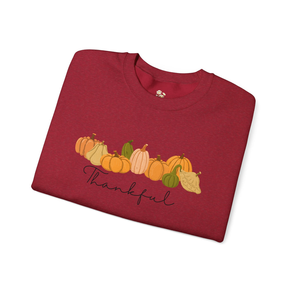 'Thankful' Pumpkin Crewneck Sweatshirt