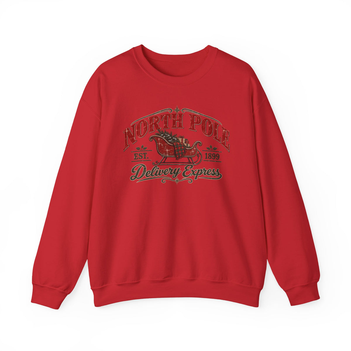 North Pole Delivery Express Christmas Sweatshirt