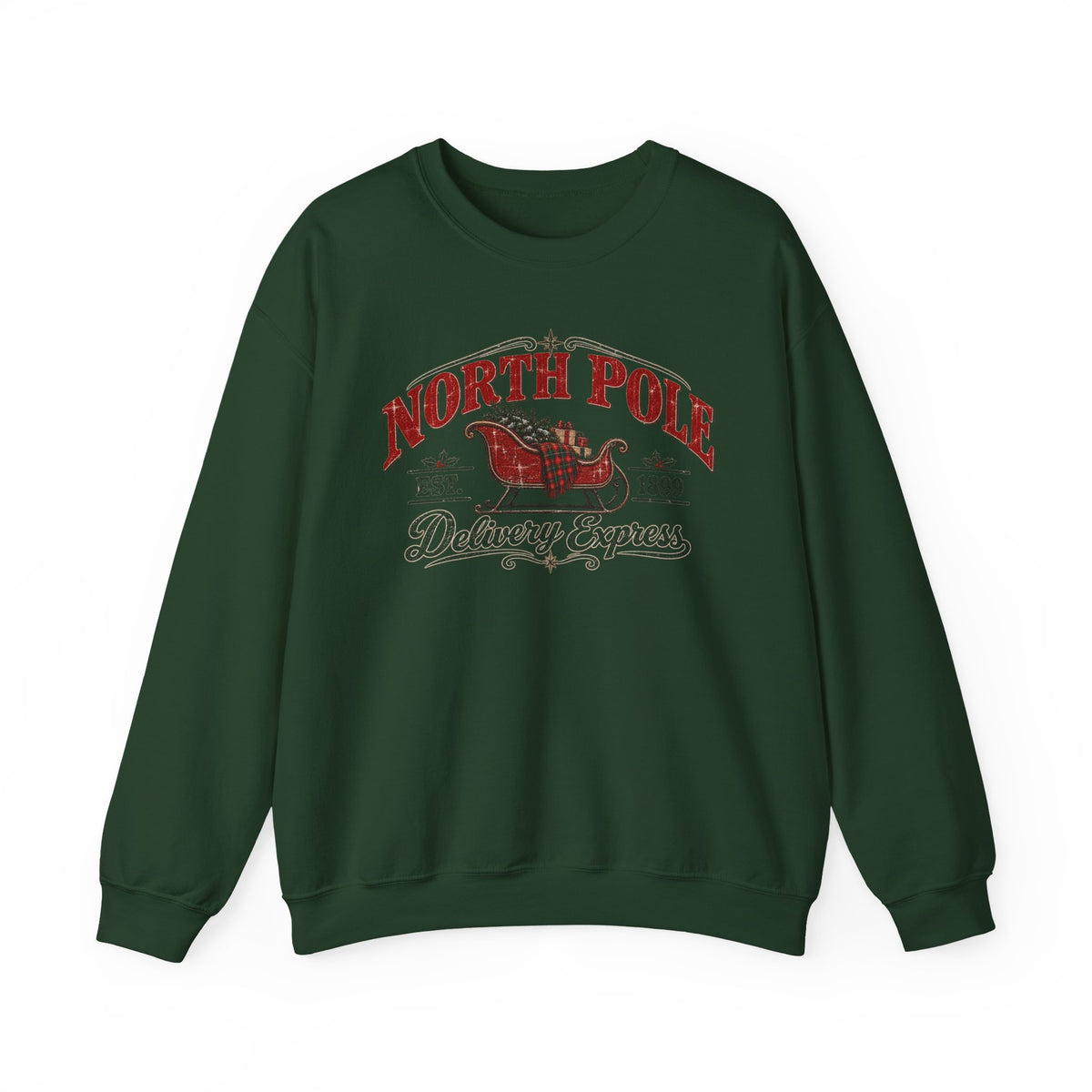 North Pole Delivery Express Christmas Sweatshirt