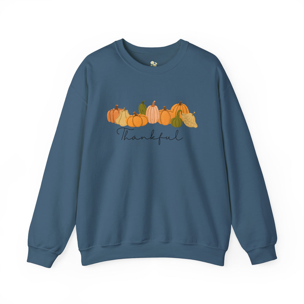 'Thankful' Pumpkin Crewneck Sweatshirt
