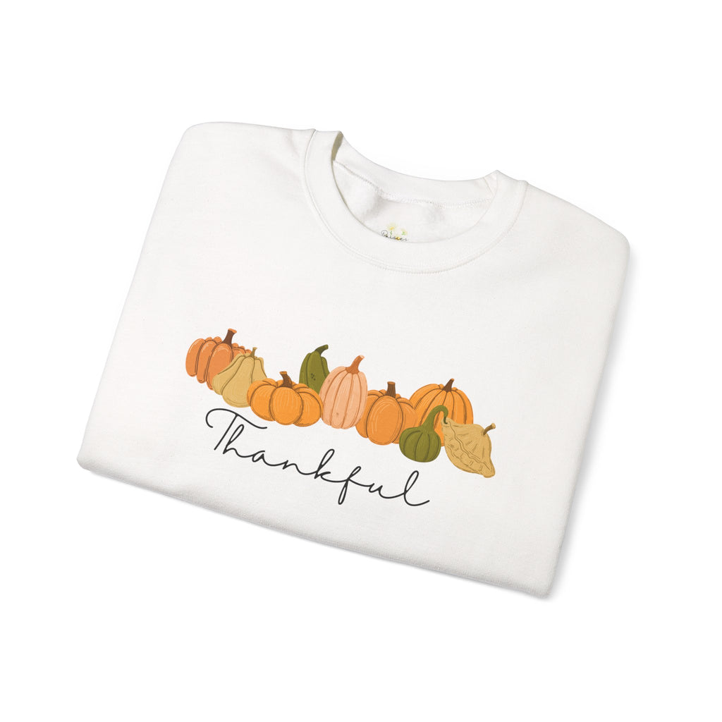 'Thankful' Pumpkin Crewneck Sweatshirt