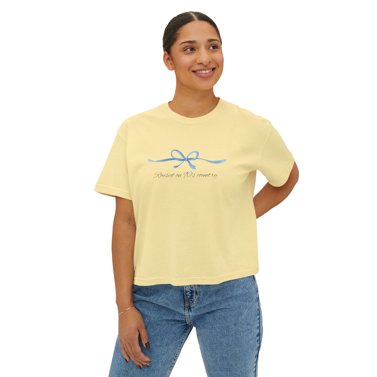 Raised on 90's country boxy tee