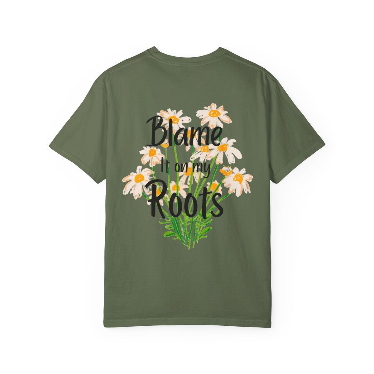 'Blame It on My Roots' Floral T-Shirt