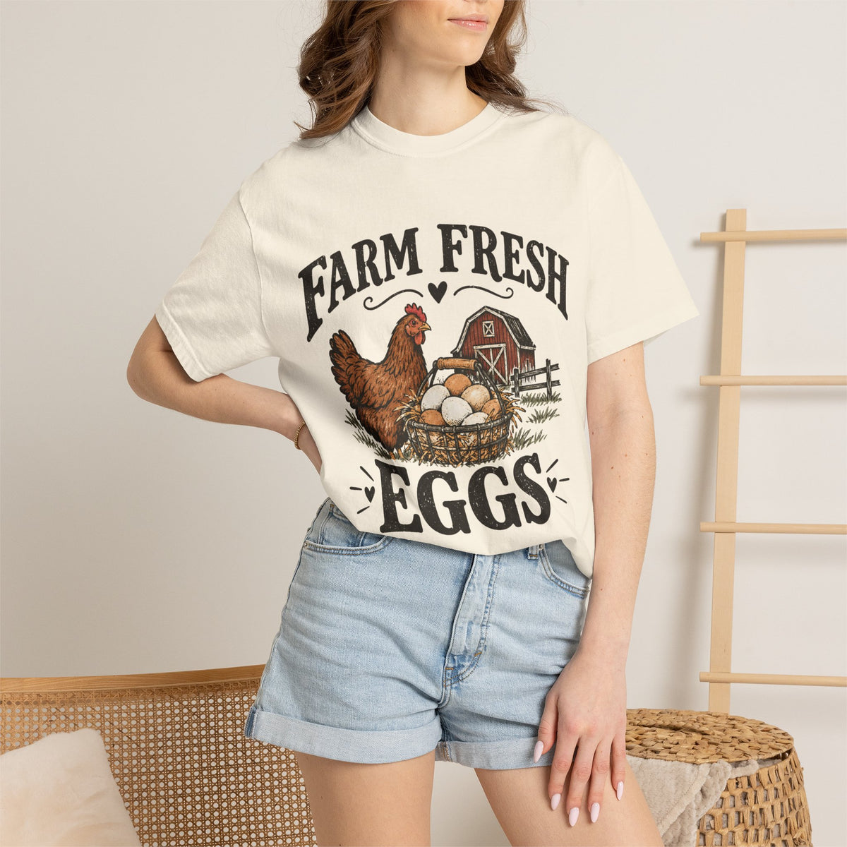 Farm Fresh Eggs Chicken T-Shirt