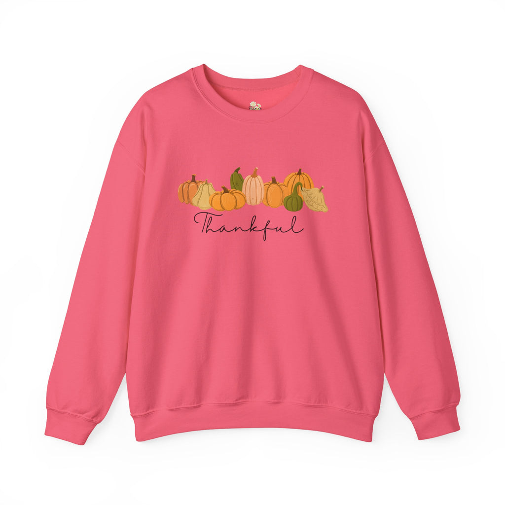 'Thankful' Pumpkin Crewneck Sweatshirt