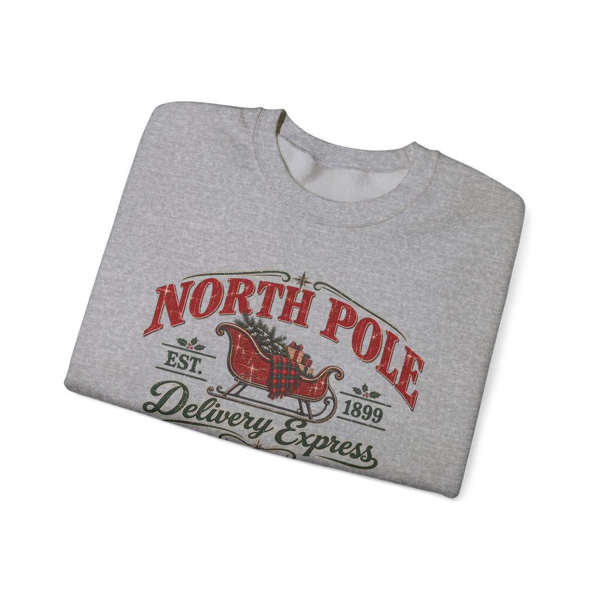 North Pole Delivery Express Christmas Sweatshirt