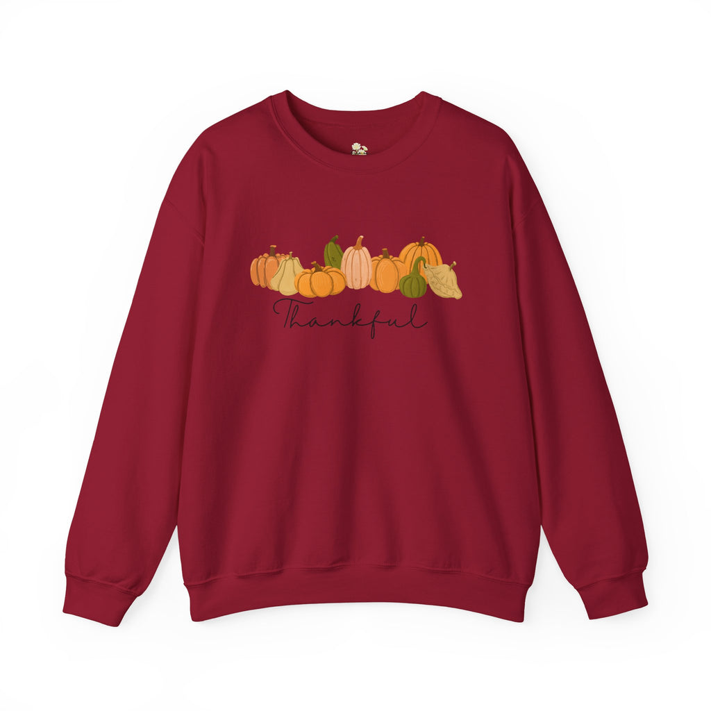'Thankful' Pumpkin Crewneck Sweatshirt