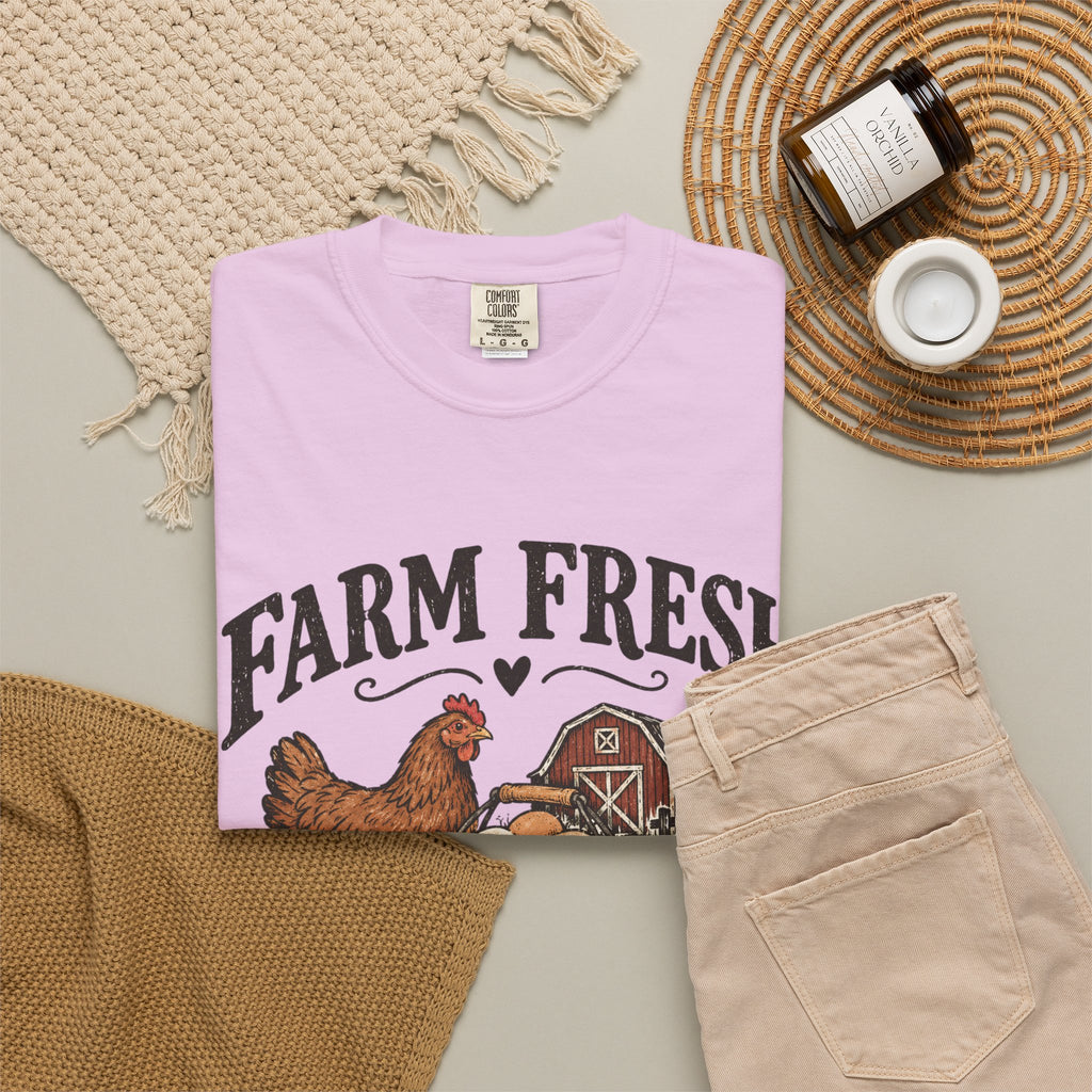 Farm Fresh Eggs Chicken T-Shirt