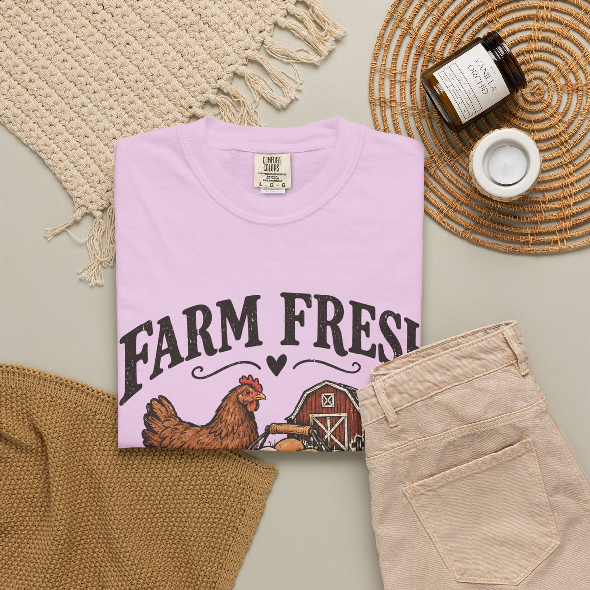 Farm Fresh Eggs Chicken T-Shirt