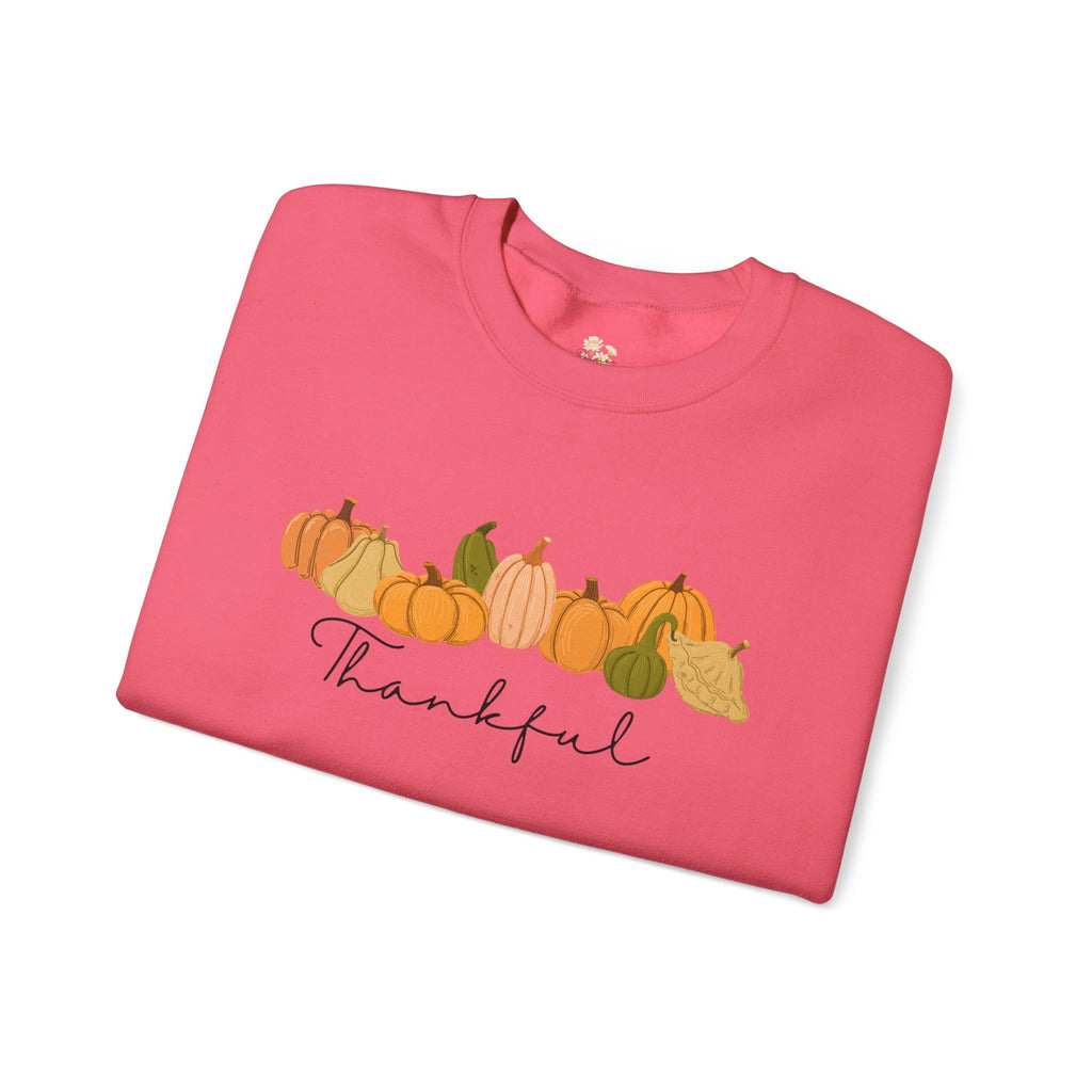 'Thankful' Pumpkin Crewneck Sweatshirt
