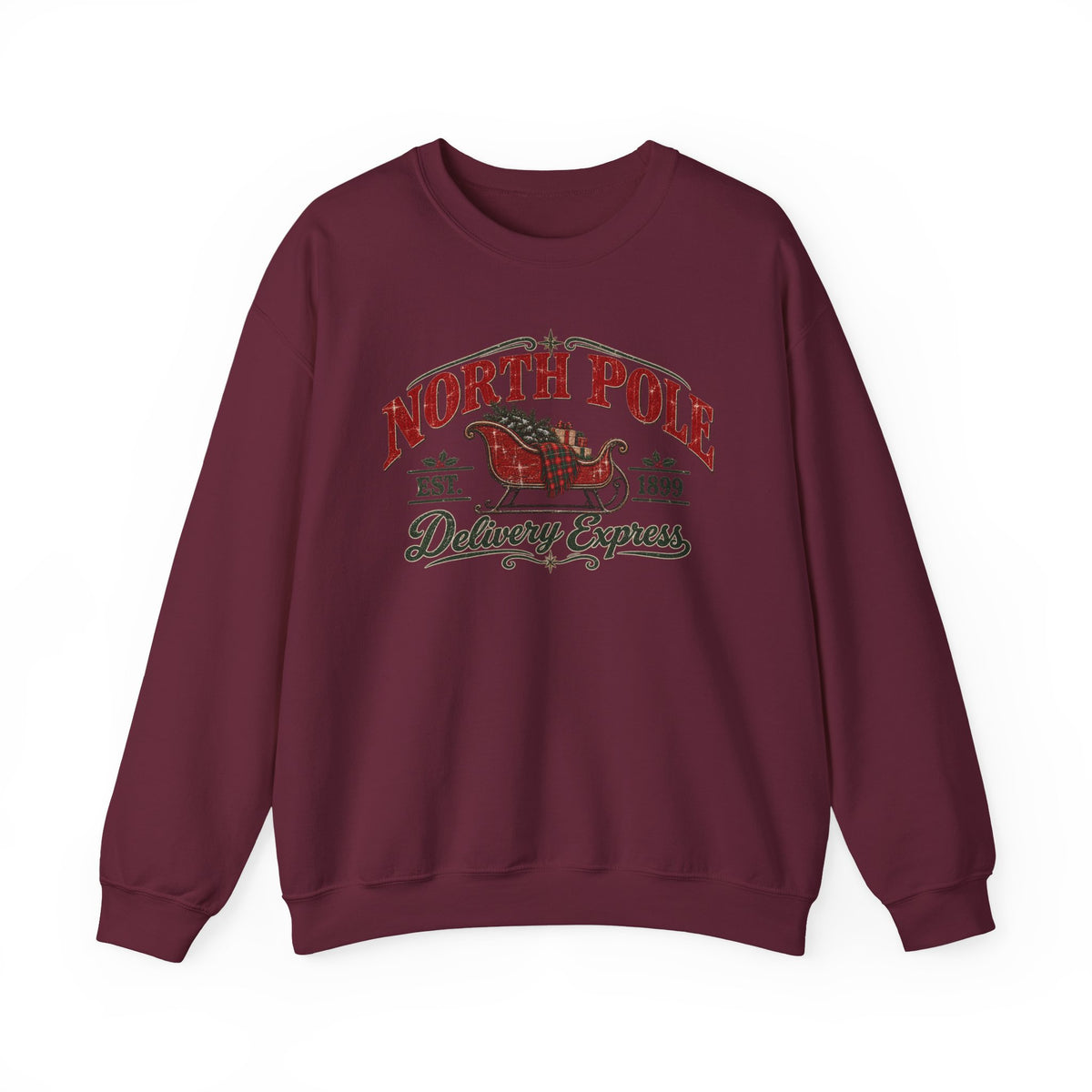 North Pole Delivery Express Christmas Sweatshirt