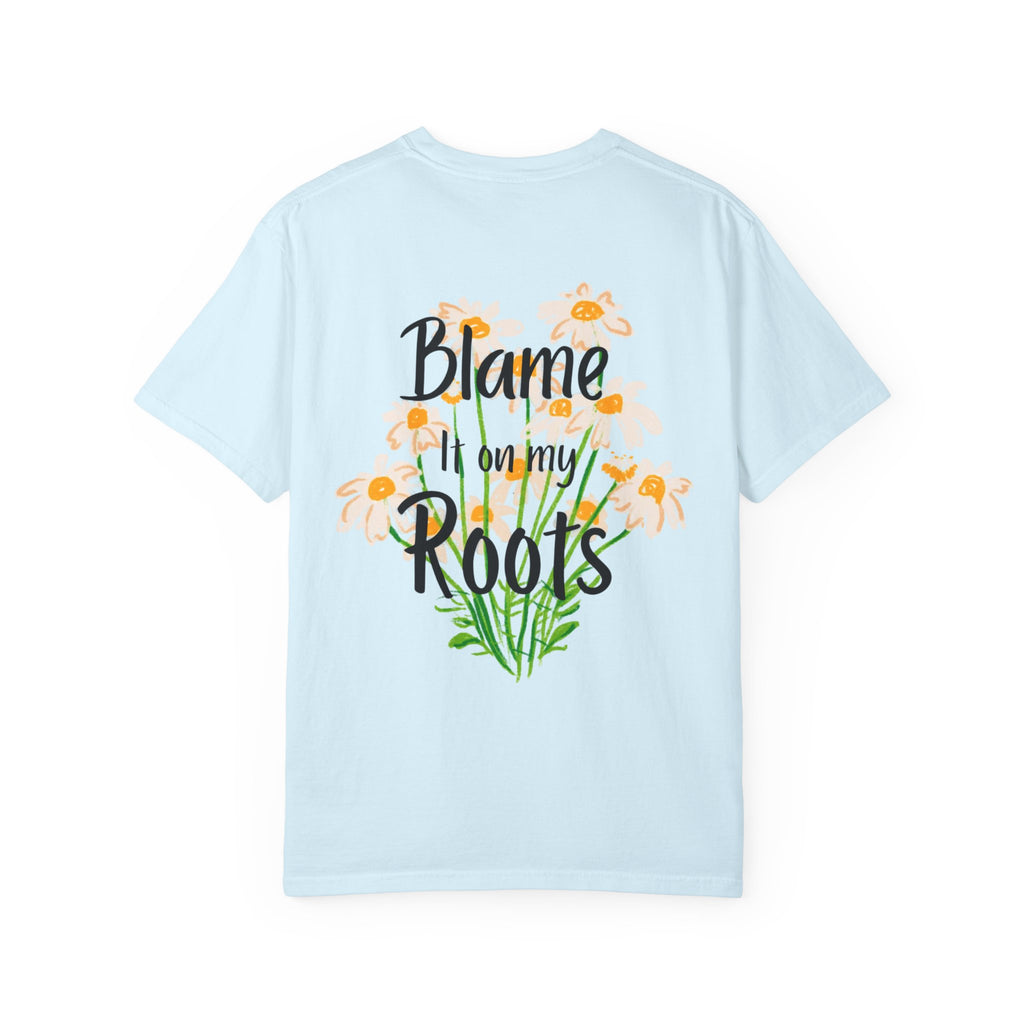'Blame It on My Roots' Floral T-Shirt
