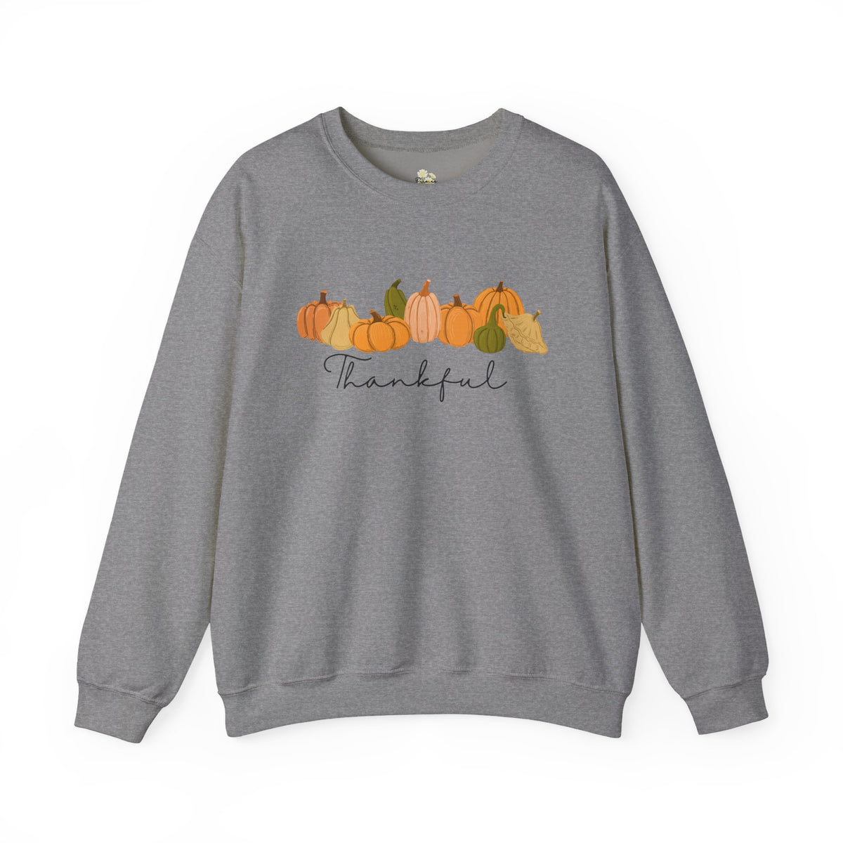 'Thankful' Pumpkin Crewneck Sweatshirt