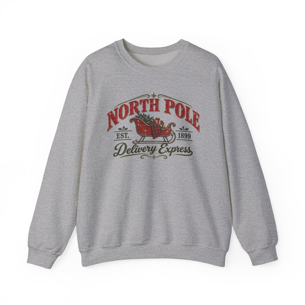 North Pole Delivery Express Christmas Sweatshirt