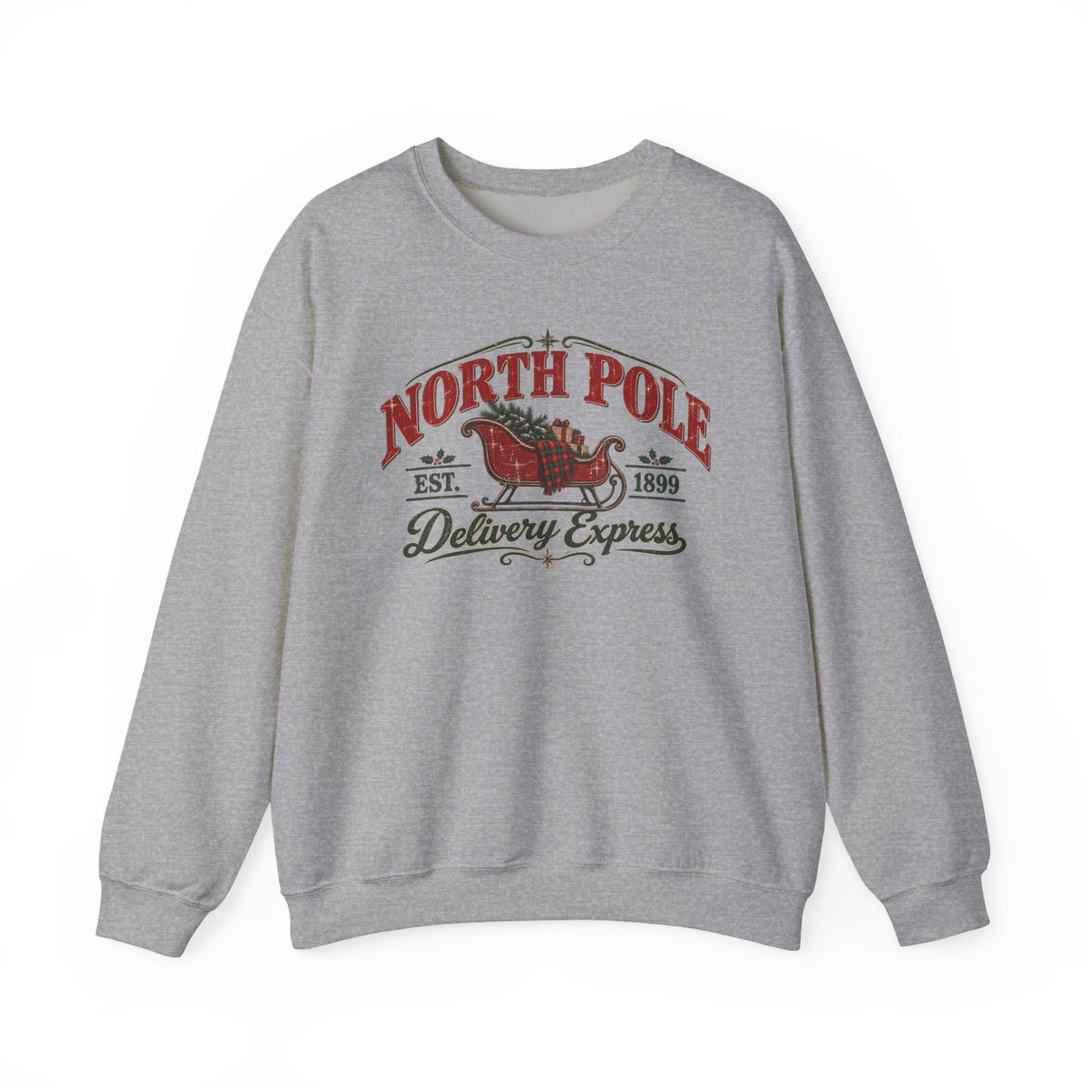 North Pole Delivery Express Christmas Sweatshirt