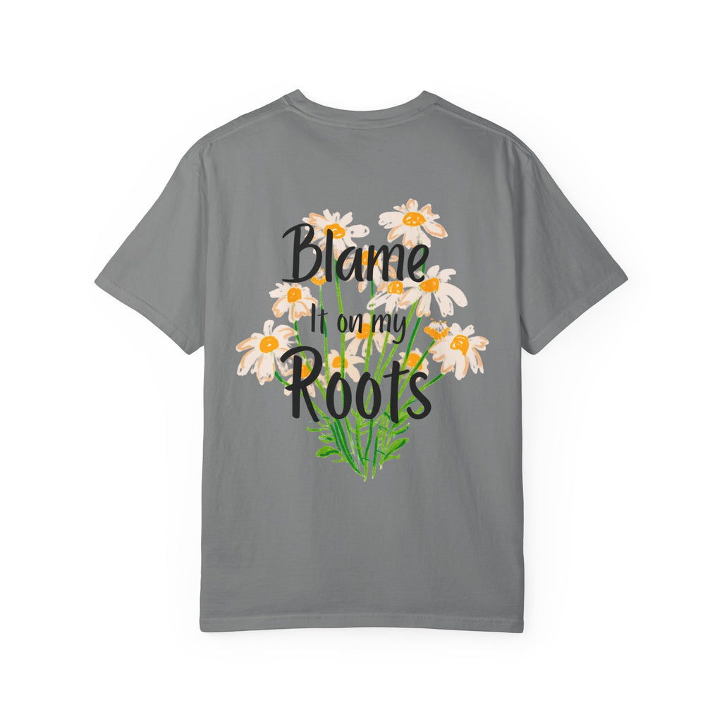 'Blame It on My Roots' Floral T-Shirt