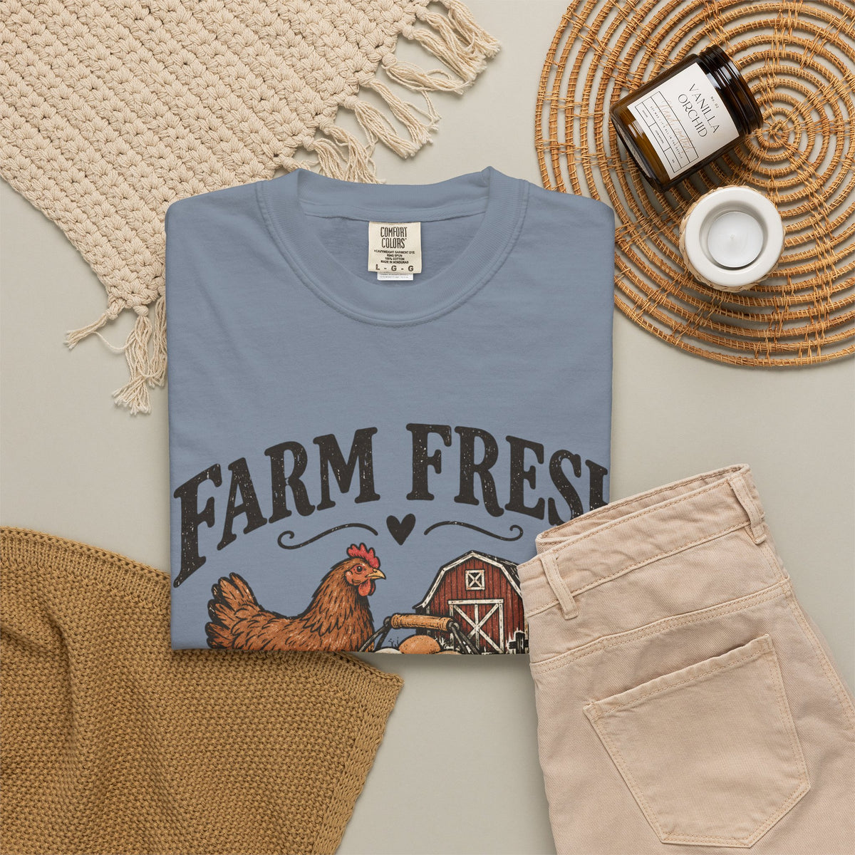 Farm Fresh Eggs Chicken T-Shirt