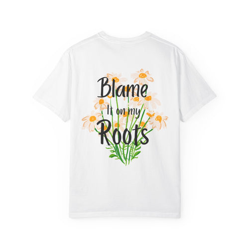 'Blame It on My Roots' Floral T-Shirt