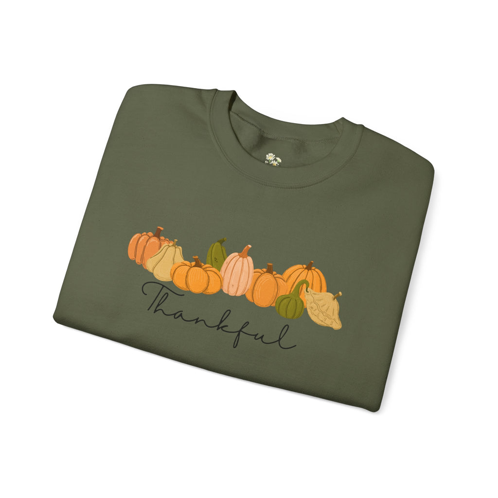 'Thankful' Pumpkin Crewneck Sweatshirt