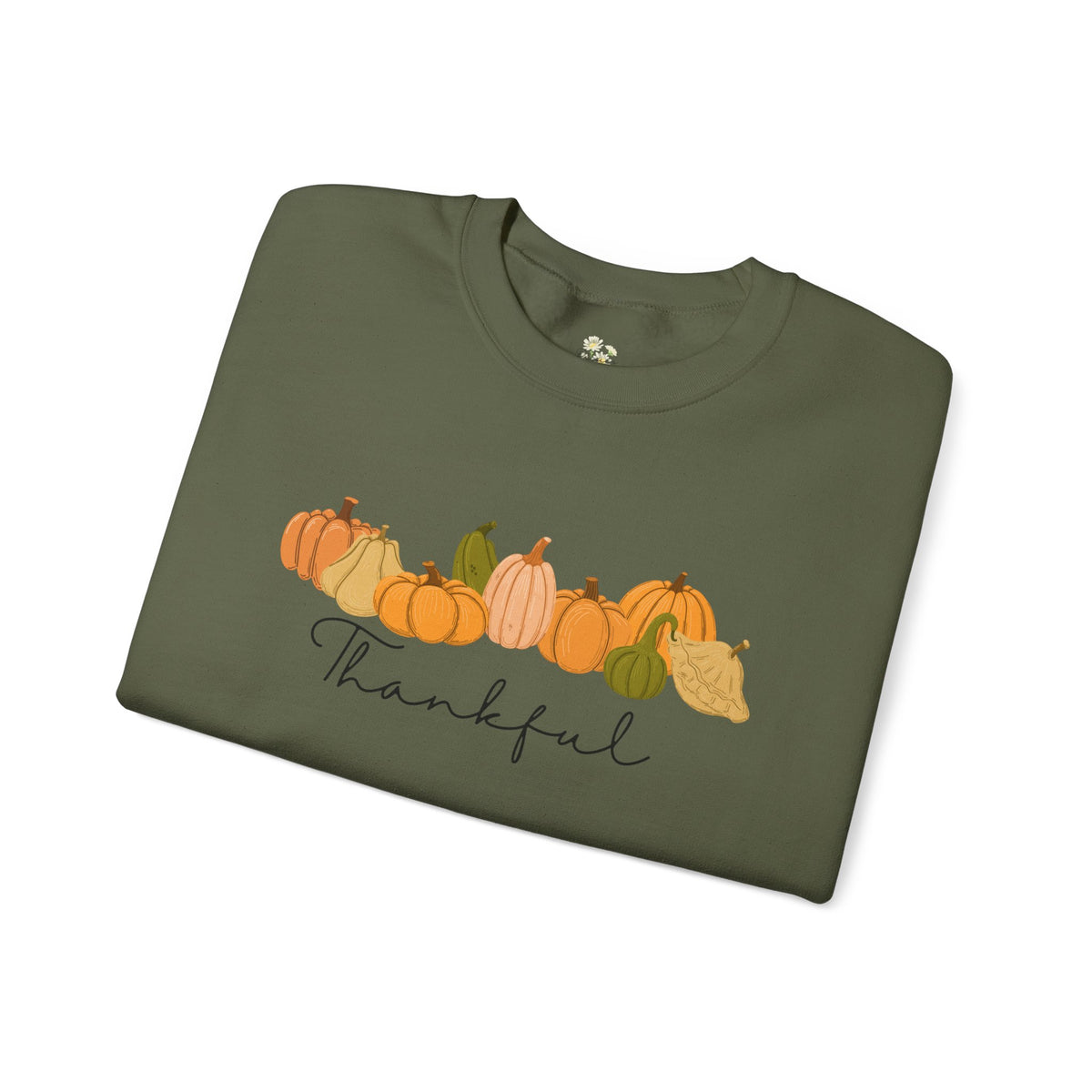'Thankful' Pumpkin Crewneck Sweatshirt
