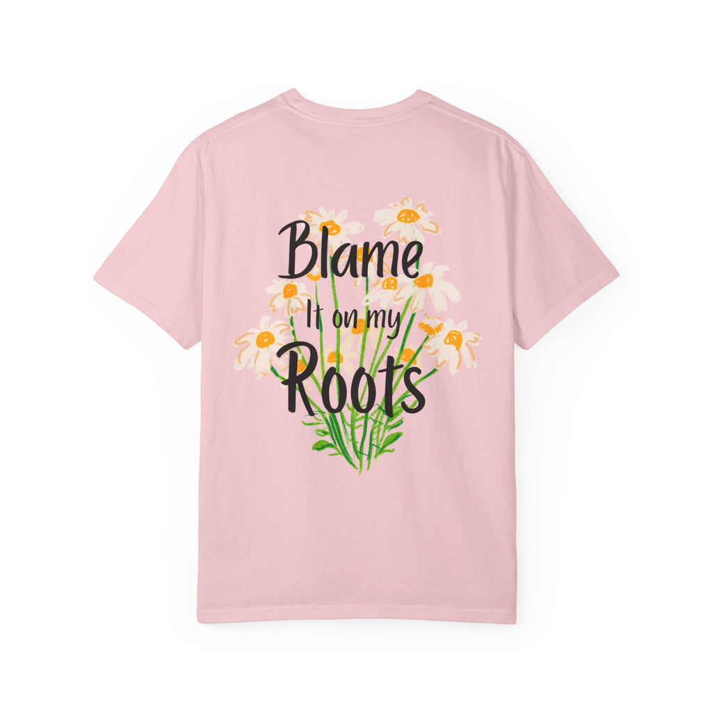 'Blame It on My Roots' Floral T-Shirt