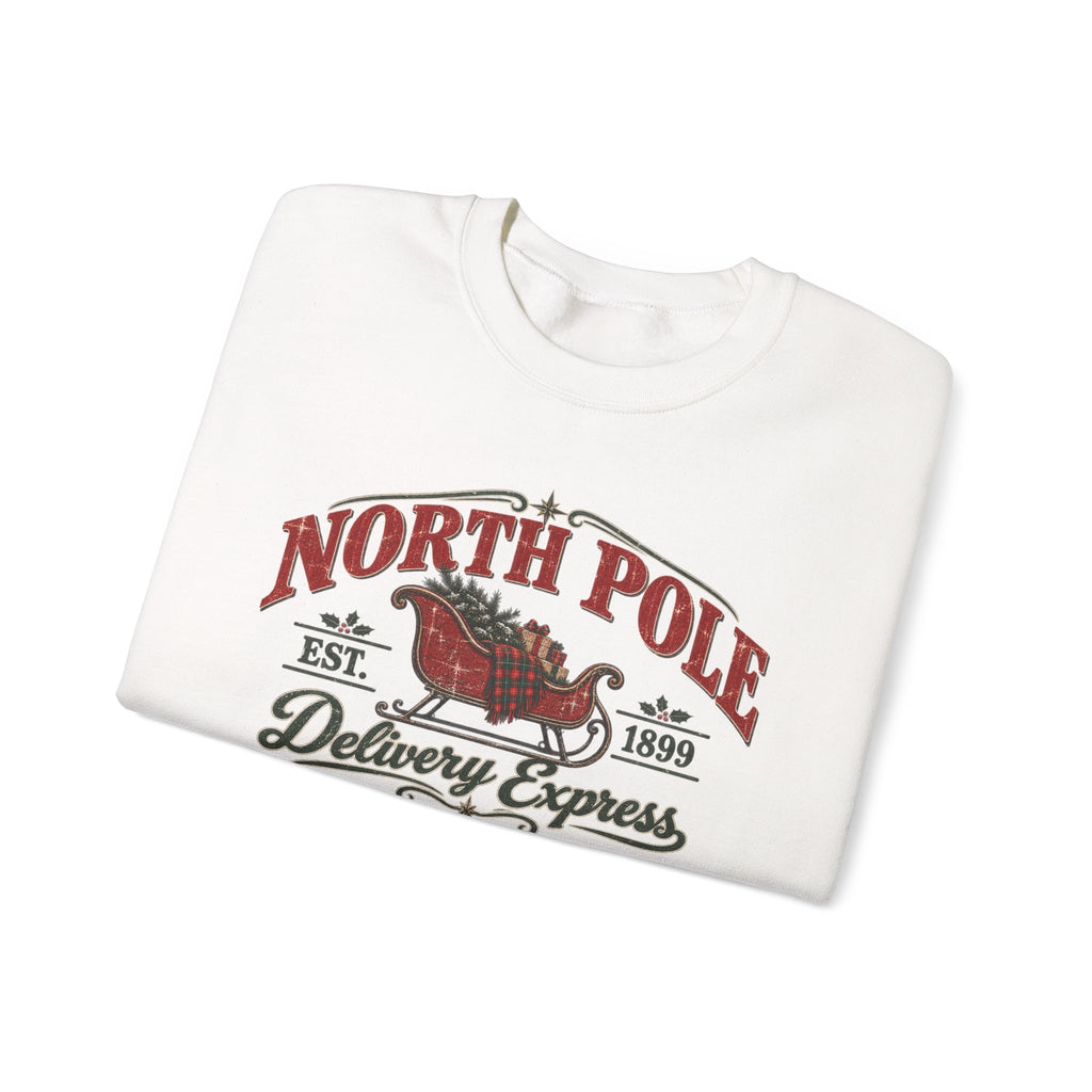 North Pole Delivery Express Christmas Sweatshirt