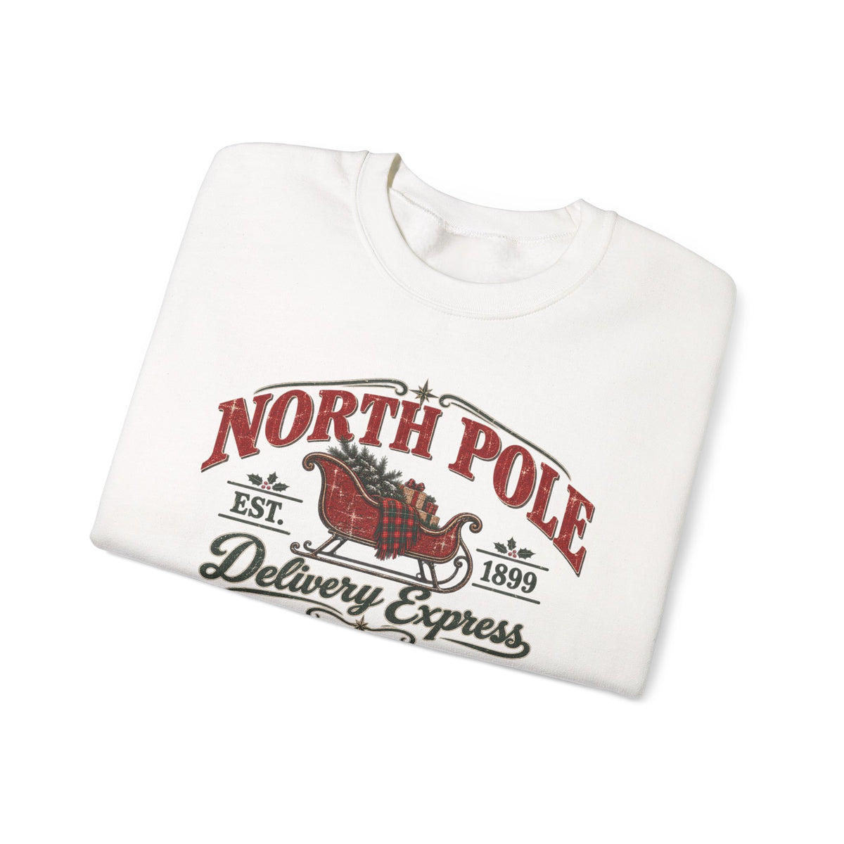 North Pole Delivery Express Christmas Sweatshirt