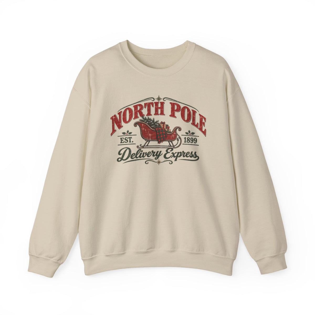 North Pole Delivery Express Christmas Sweatshirt