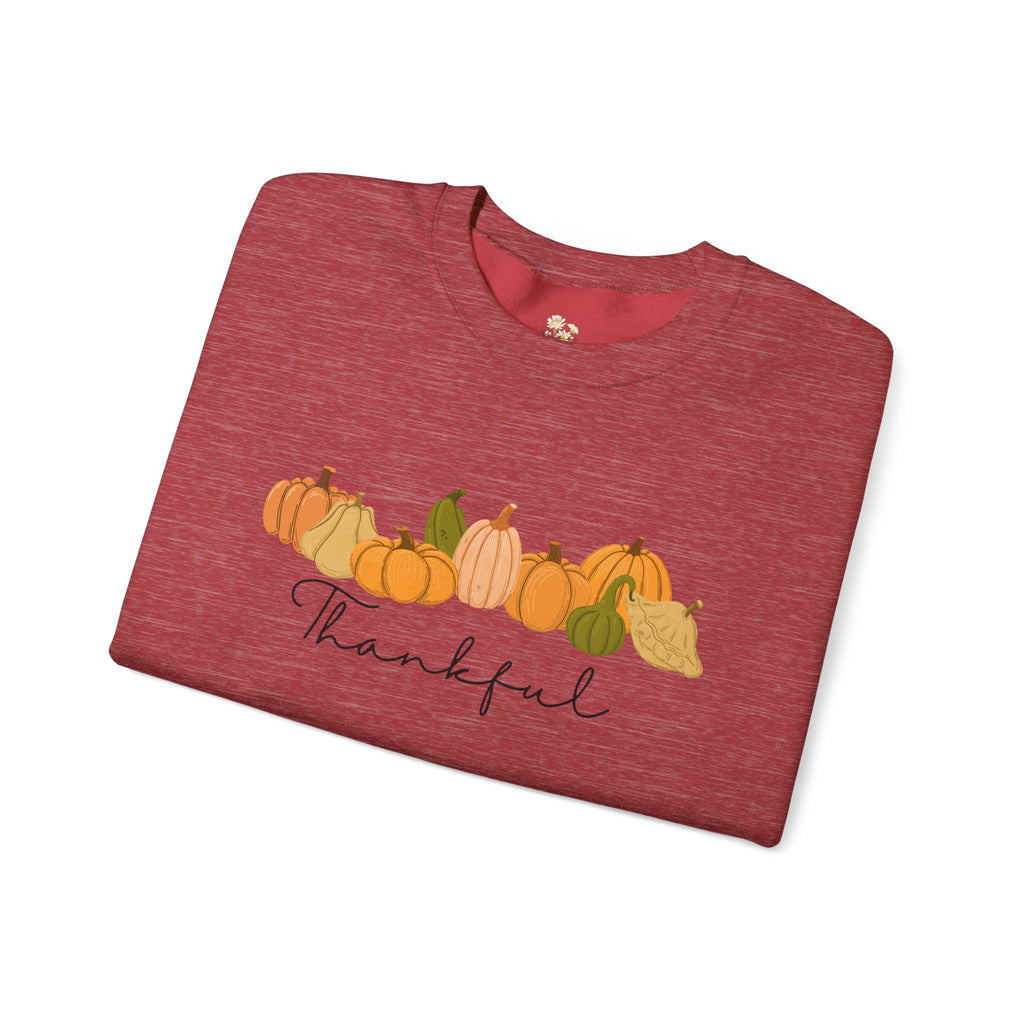 'Thankful' Pumpkin Crewneck Sweatshirt