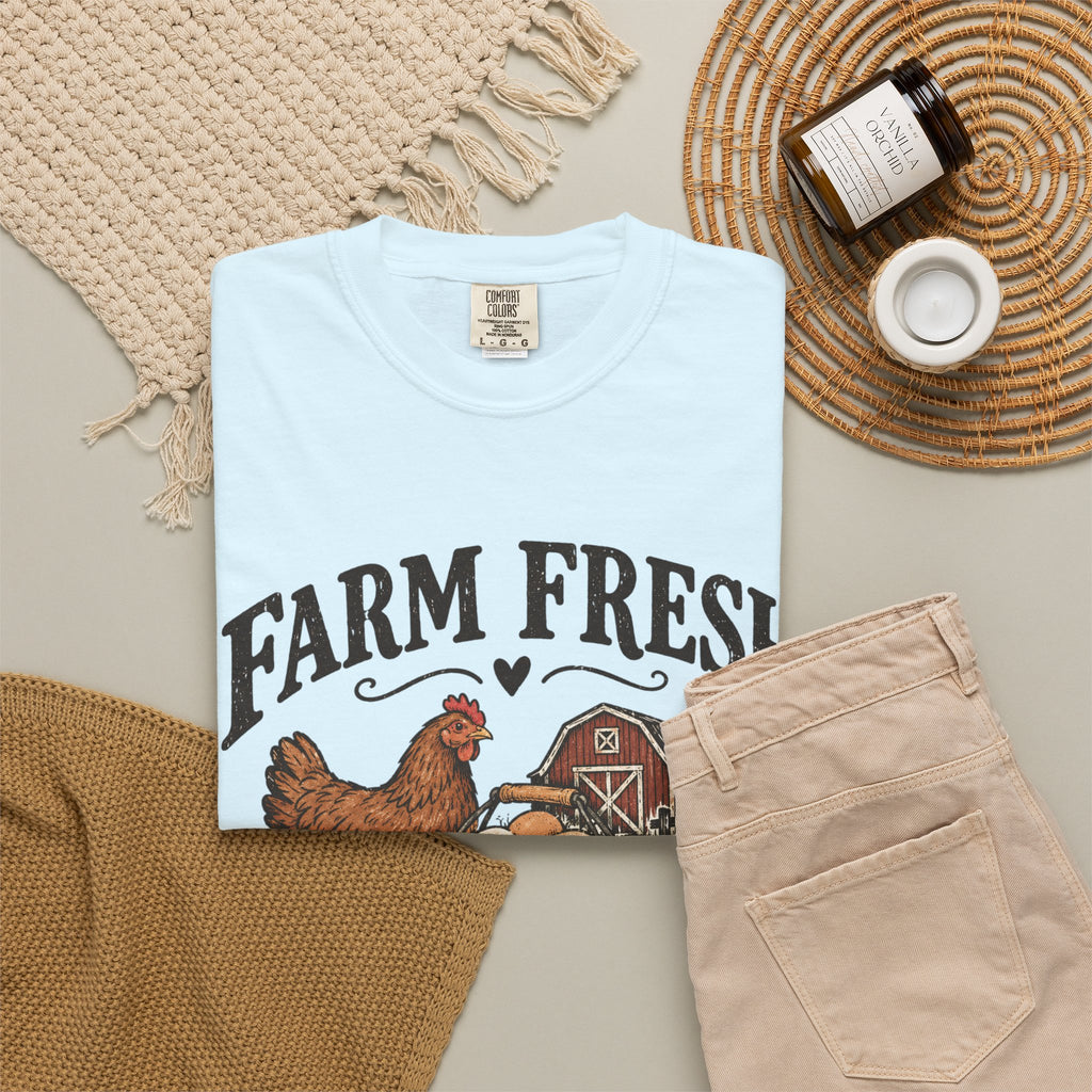 Farm Fresh Eggs Chicken T-Shirt