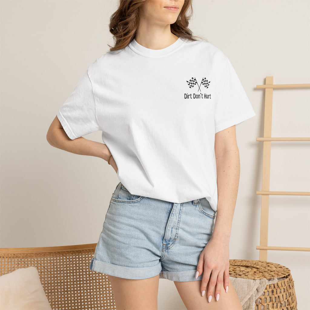 Dirt Don’t Hurt Vintage Race Car T-Shirt