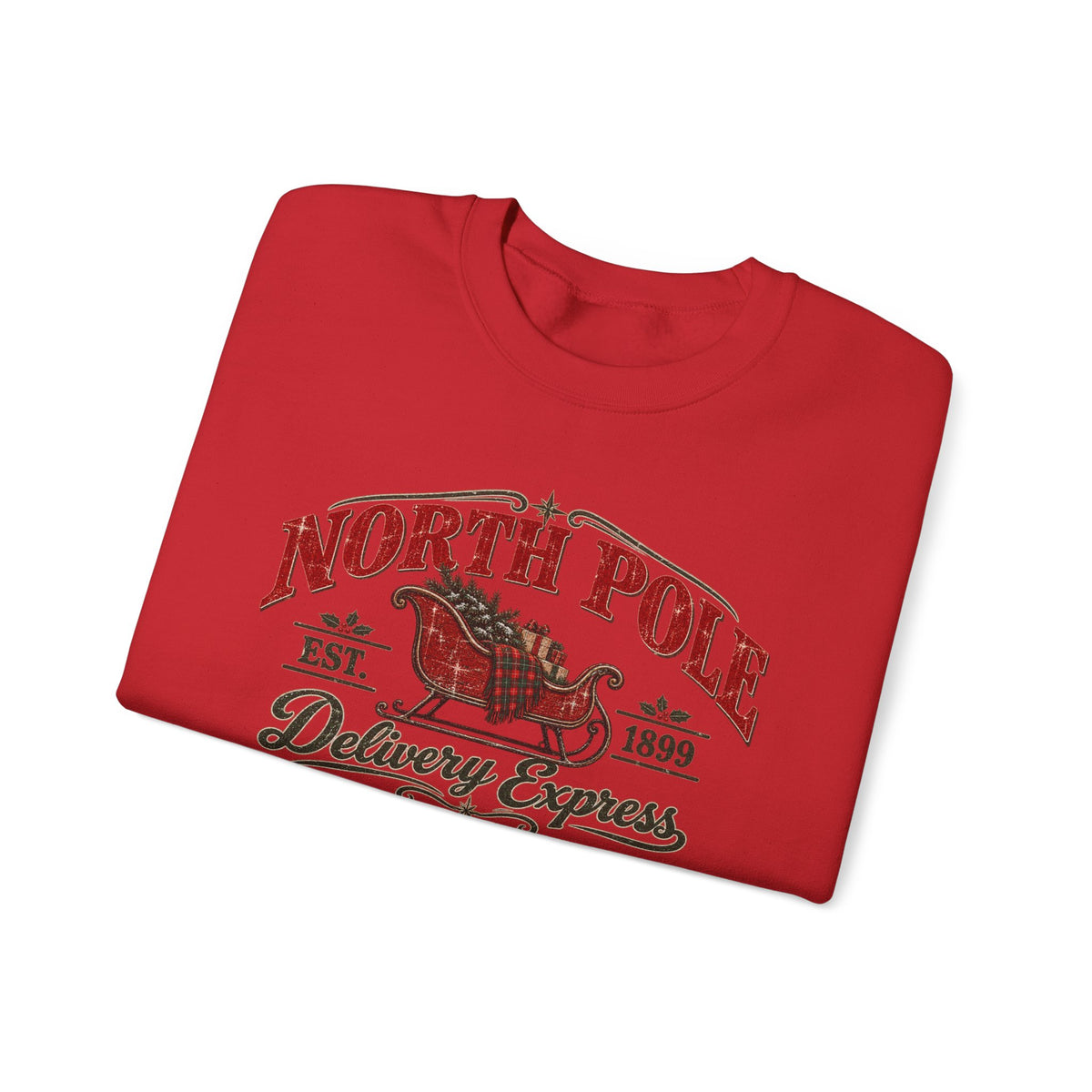 North Pole Delivery Express Christmas Sweatshirt