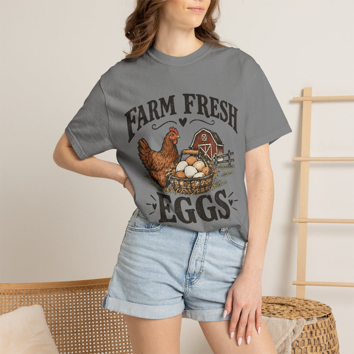 Farm Fresh Eggs Chicken T-Shirt