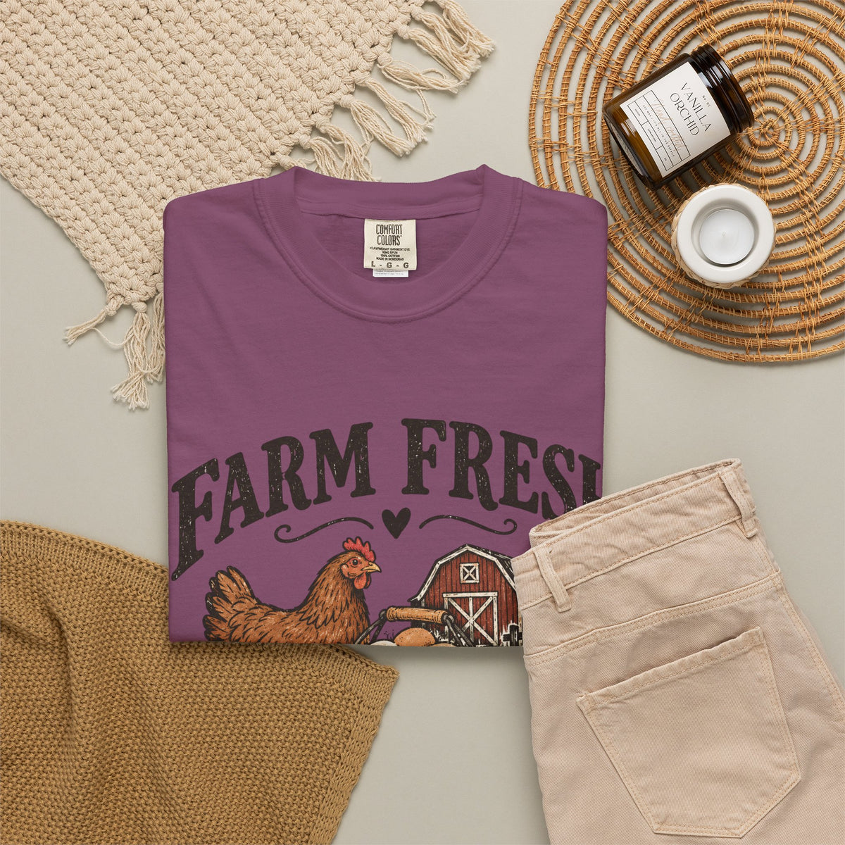 Farm Fresh Eggs Chicken T-Shirt