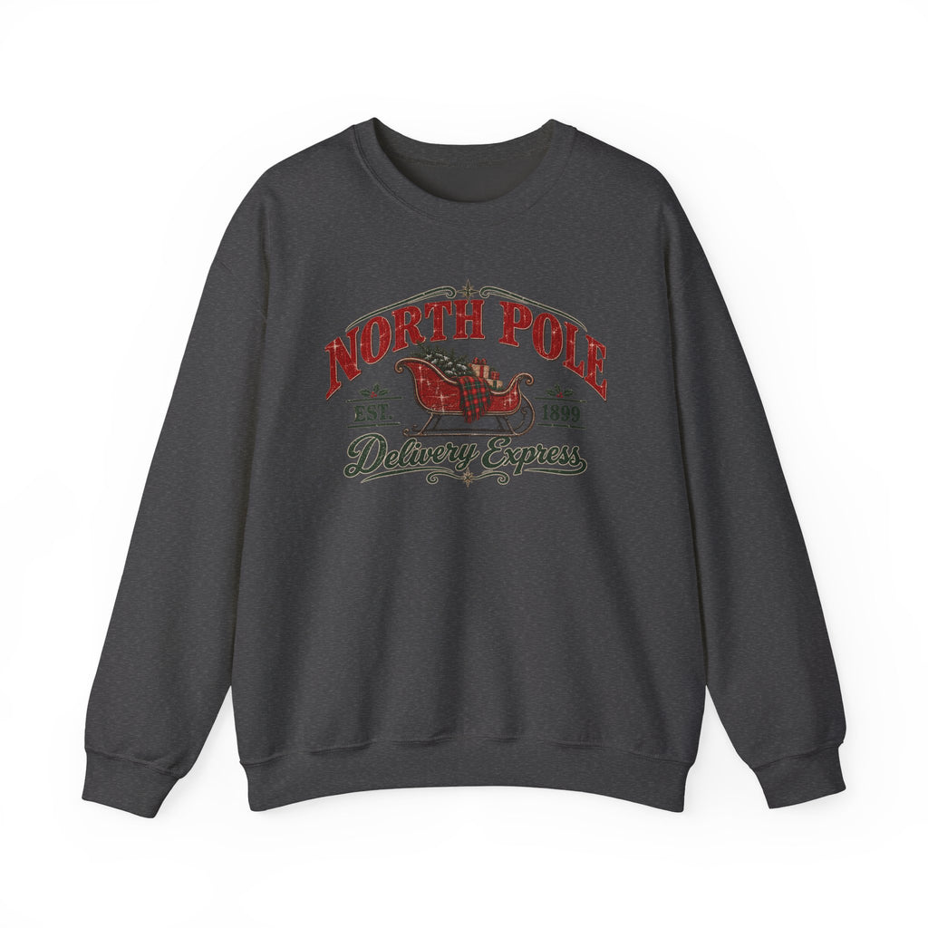 North Pole Delivery Express Christmas Sweatshirt