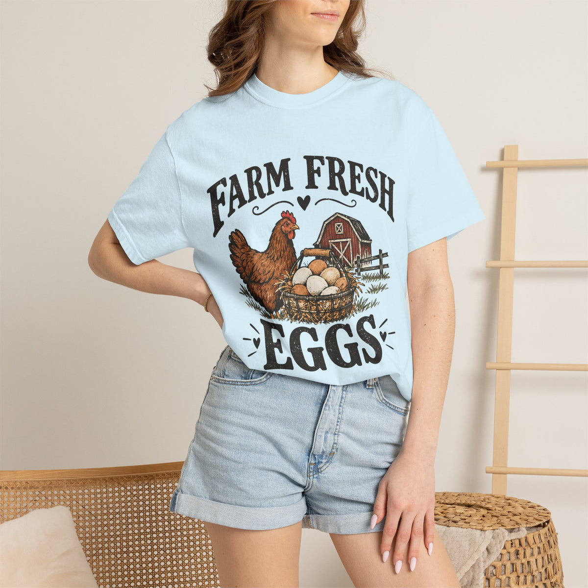 Farm Fresh Eggs Chicken T-Shirt