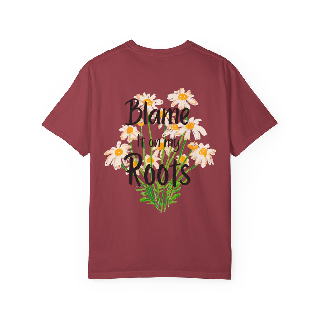 'Blame It on My Roots' Floral T-Shirt