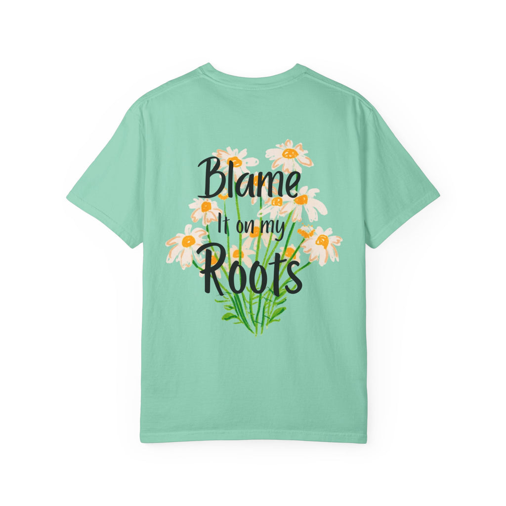 'Blame It on My Roots' Floral T-Shirt