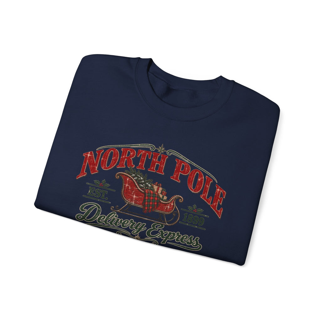 North Pole Delivery Express Christmas Sweatshirt