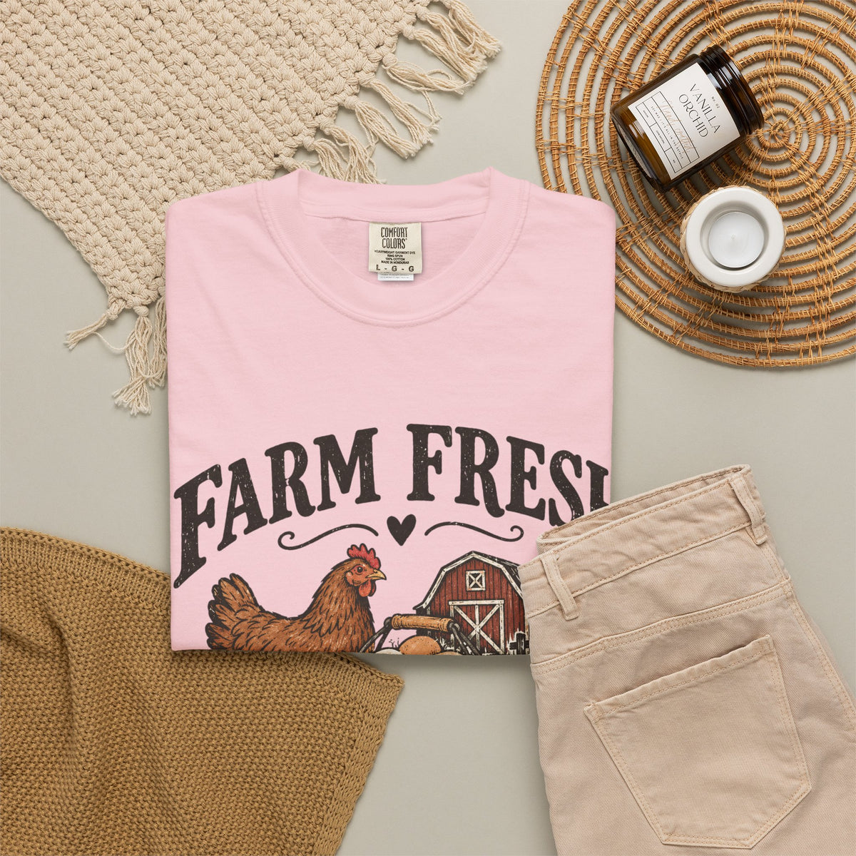 Farm Fresh Eggs Chicken T-Shirt