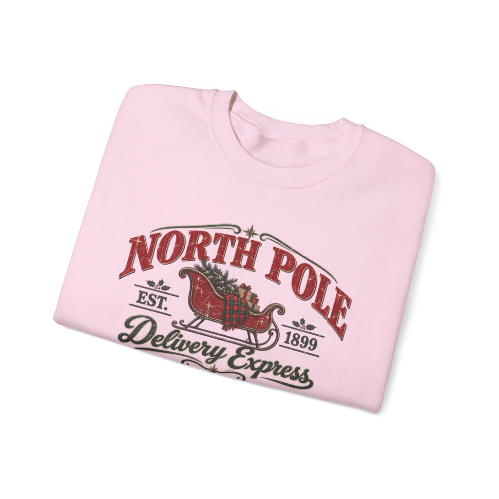 North Pole Delivery Express Christmas Sweatshirt