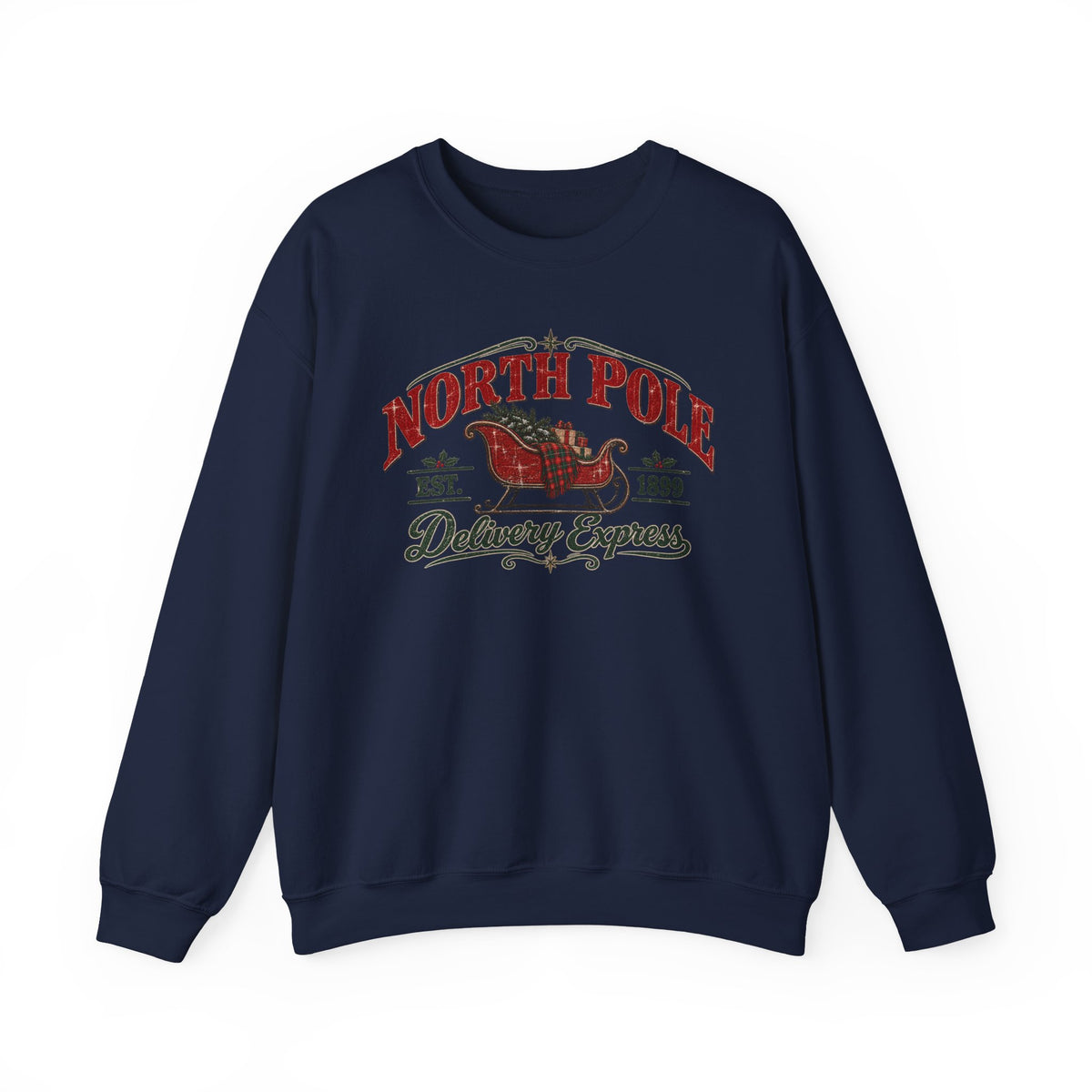 North Pole Delivery Express Christmas Sweatshirt