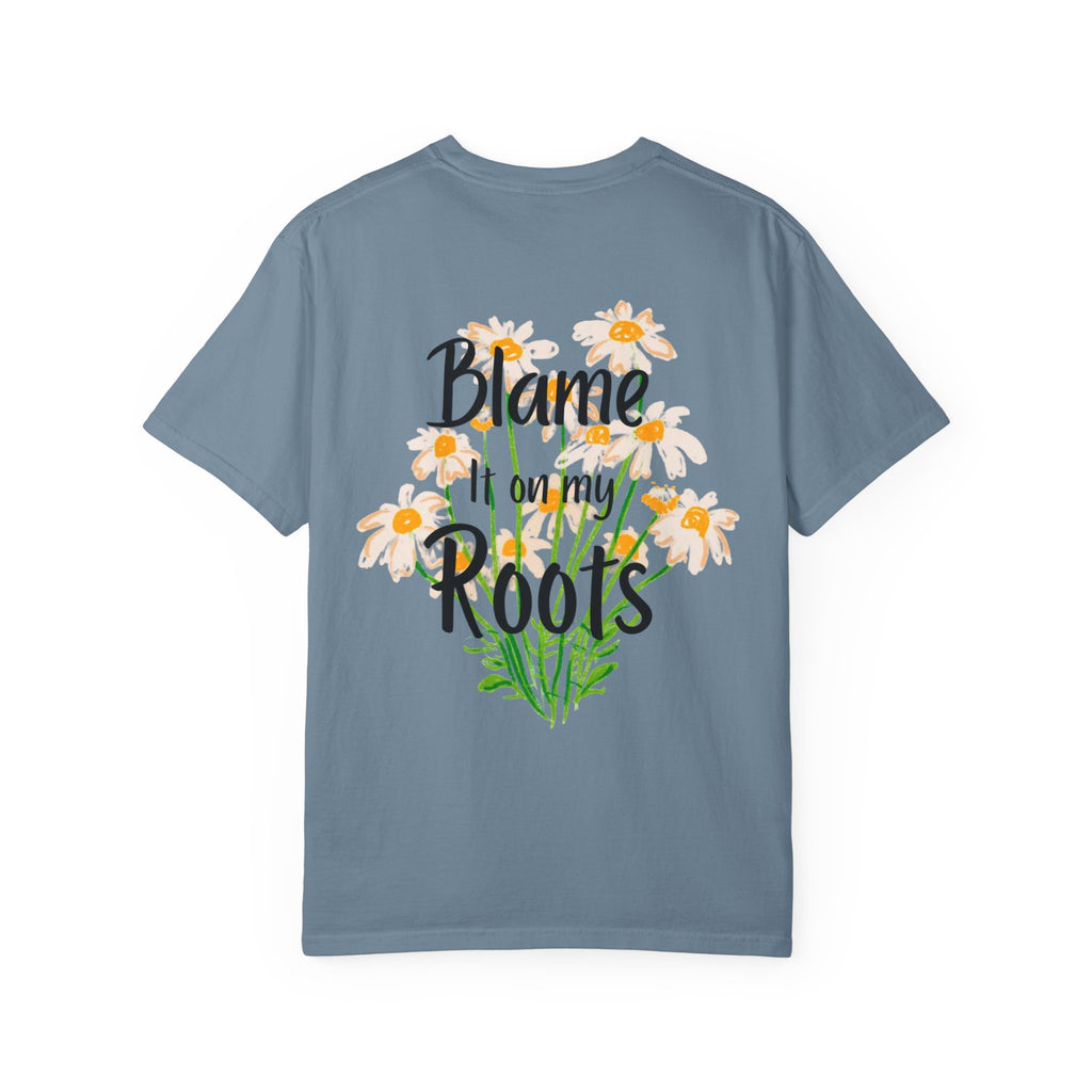 'Blame It on My Roots' Floral T-Shirt